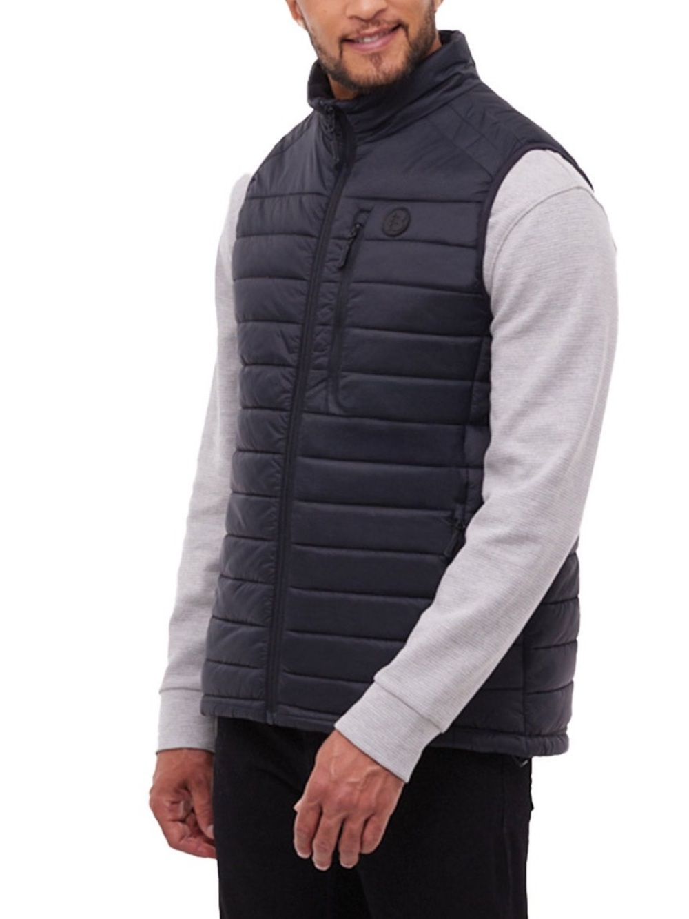 Bench Packable Mens Vest Black Size Large
